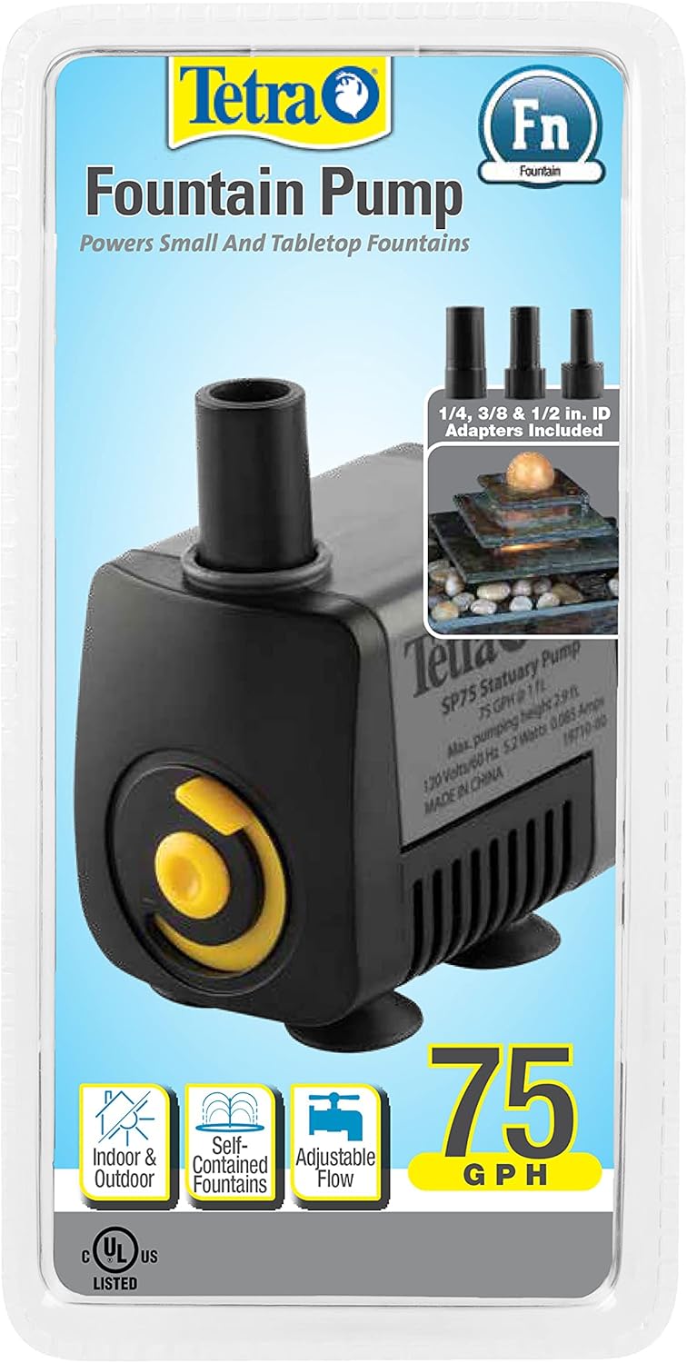 TetraPond Statuary Pump 75 GPH Powers Small and Tabletop Fountains - Image 3