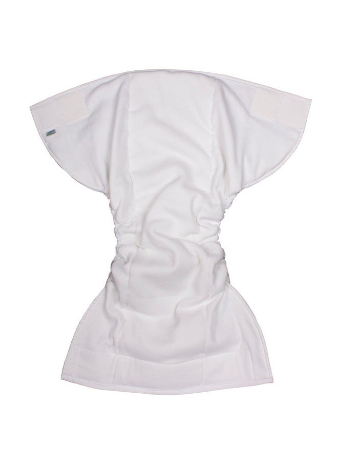 Leakmaster Adult Sized Contoured All In One Cloth Diapers Hourglass Shaped Multilayered Cotton Gauze Interior With Pul Waterproof Outer Moisture Barrier Large (Fits 3640 Inch Waists) - Image 3