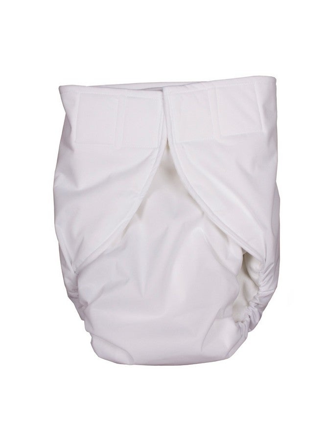 Leakmaster Adult Sized Contoured All In One Cloth Diapers Hourglass Shaped Multilayered Cotton Gauze Interior With Pul Waterproof Outer Moisture Barrier Large (Fits 3640 Inch Waists) - Image 4