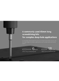 Xiaomi Xiaomi Electric Precision Rechargeable Screwdriver | 2 Speed Adjustable Torque | 24 Screwdriving Kit-Magnetic Container | Handheld S2 Steel Screwdriver  - Image 5