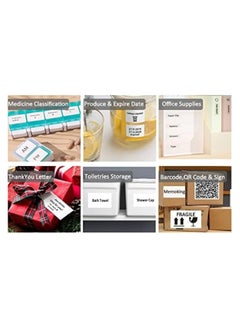 Huitich Self-Adhesive Label Stickers - 30x20mm, 320 pcs Roll  - Image 3