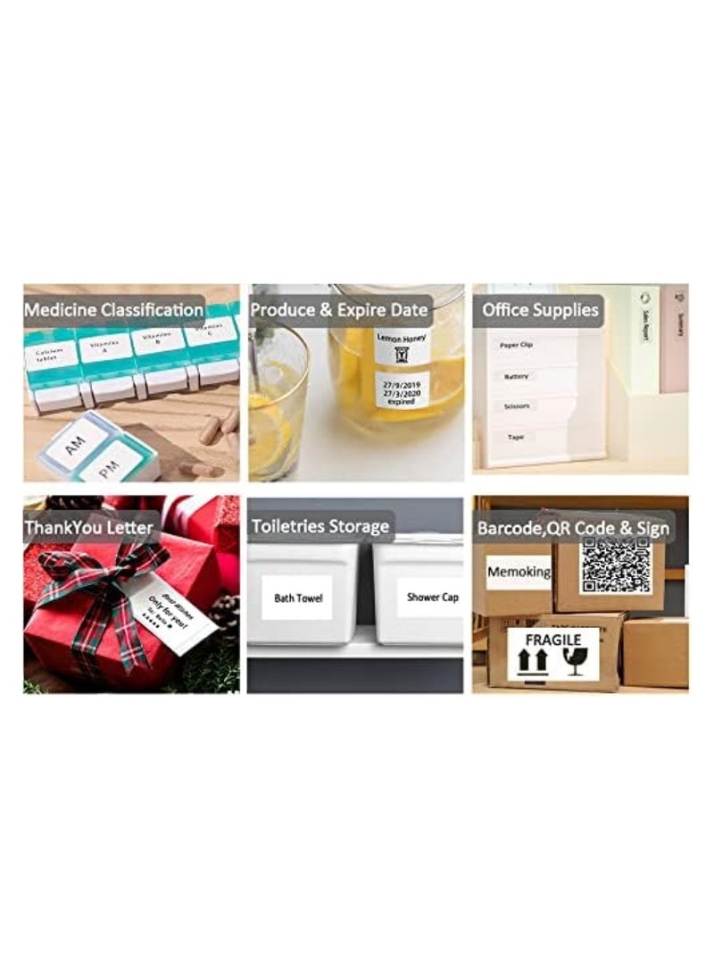 Huitich Self-Adhesive Label Stickers - 30x20mm, 320 pcs Roll  - Image 3