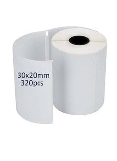 Huitich Self-Adhesive Label Stickers - 30x20mm, 320 pcs Roll  - Image 1
