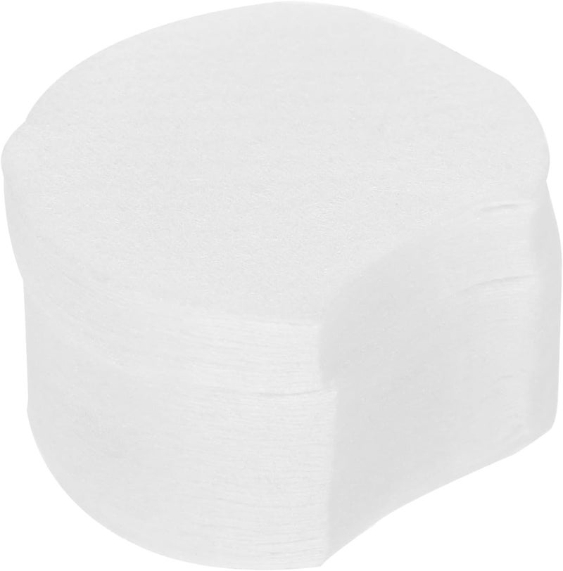 600 Pcs Half-Crescent Makeup Remover Pads Thick Non-Woven Facial Cleansing Pads for Wet and Dry Use for Women - Image 1