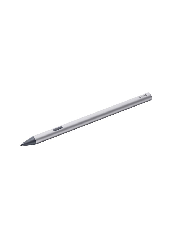 بوكس قلم BOOX InkSense Plus الأسود: قلم ذكي مزود بـ 4096 مستوى من حساسية الضغط مع دعم حساسية الميل (Tilt) وزر اختصار مدمج لتسهيل التحكم السريع. يأتي ببطارية قابلة لإعادة الشحن عبر USB Type-C ويوفر تجربة كتابة ورسم دقيقة وسلسة لأجهزة BOOX المتوافقة، مما يجعله مناسبًا للكتابة، الرسم، التعليق، والعمل الإبداعي. - Image 3