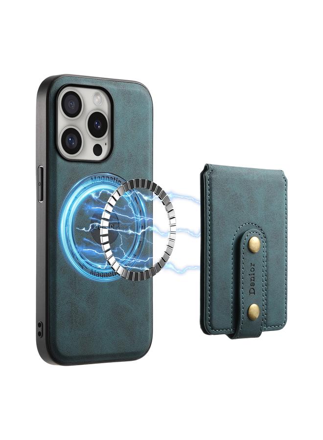 دينيور جراب هاتف جلدي لهاتف iPhone 16 Pro D14 NK بنمط ريترو مع حامل بطاقات مغناطيسي من MagSafe - Image 4