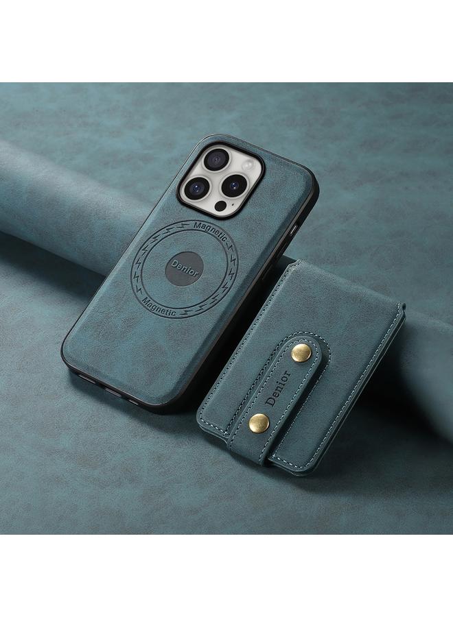 دينيور جراب هاتف جلدي لهاتف iPhone 16 Pro D14 NK بنمط ريترو مع حامل بطاقات مغناطيسي من MagSafe - Image 2