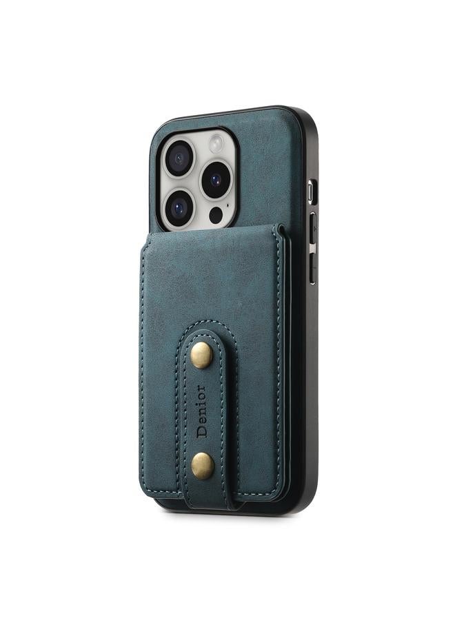 دينيور جراب هاتف جلدي لهاتف iPhone 16 Pro D14 NK بنمط ريترو مع حامل بطاقات مغناطيسي من MagSafe - Image 3