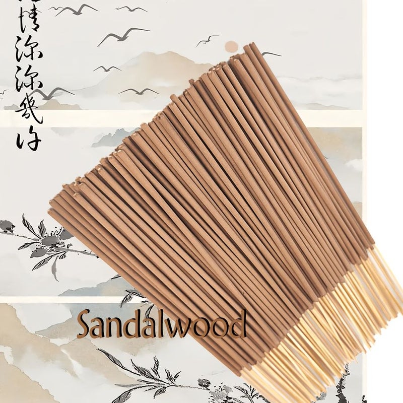 59 Pieces Sandalwood Fragrance Notes Incense Sticks Family Pack For Home Study And Tea Room - Image 3