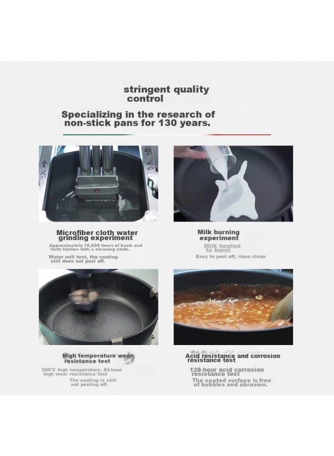 Ballarini Italian Imported Wok, Large Diameter, Titanium-coated Non-stick Pan, Compatible With Induction Cookers, Venetian Black, 30cm - Image 4