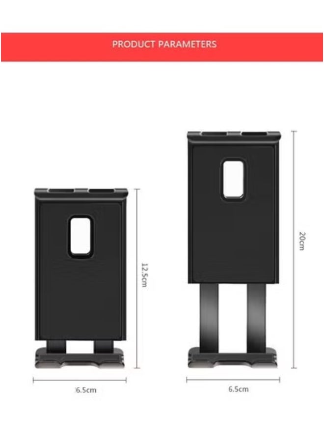 TIGER Universal Car Headrest Mount Holder for Smartphones & Tablets | 360° Rotatable ABS Material Tablet Stand with Adjustable Clamp | Secure Fit for Multiple Vehicle Headrests | Hands-Free Entertainment for Kids & Passengers | Ideal for Watching, Streaming, Navigation & Video Calls On-the-Go - Image 5