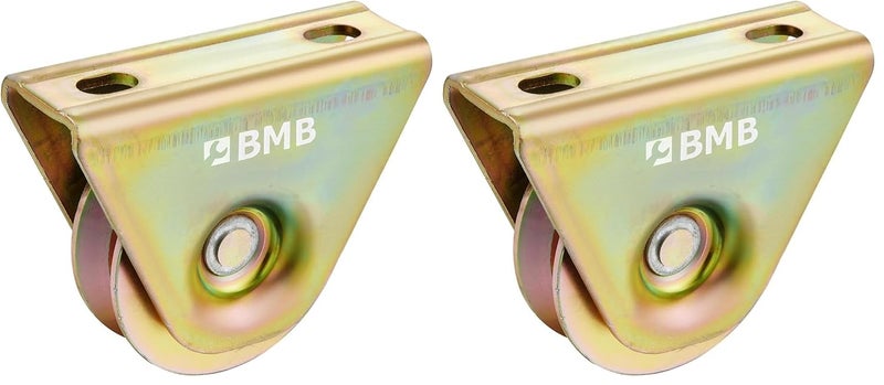 TOOLS Y-Gate Roller Wheel -20x70mm- Quiet High-Load Capacity Yellow Zinc-Coated Sliding Gate Roller with Y-Groove Design for Heavy-Duty Gate Systems - for Track Gates and Industrial Applications