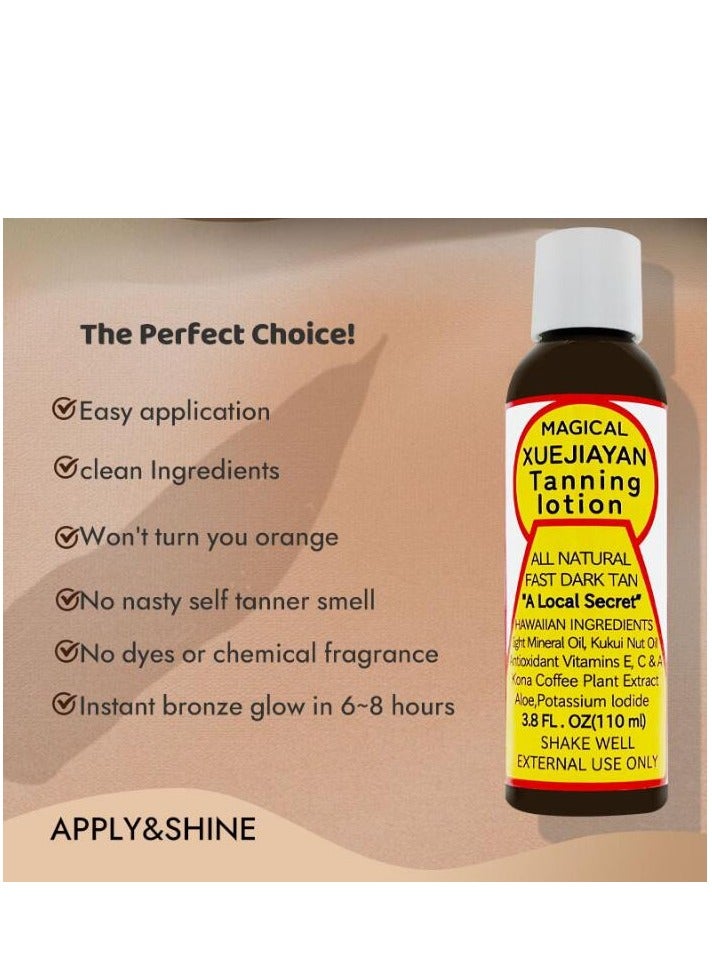 Magical Fast Dark Tanning Amazing Browning Lotion 110ml - Image 4