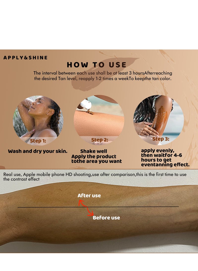 Magical Fast Dark Tanning Amazing Browning Lotion 110ml - Image 5