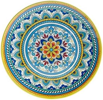 Certified International 28180 Portofino 1 pc Dinner Plate Melamine Heavy Weight 450 Grams 11inch Diameter - Image 1