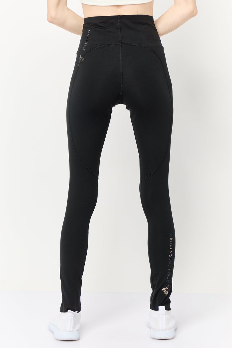 Adidas Adidas by Stella McCartney Women Sportswear Fit Yoga Leggings, Black  - Image 4