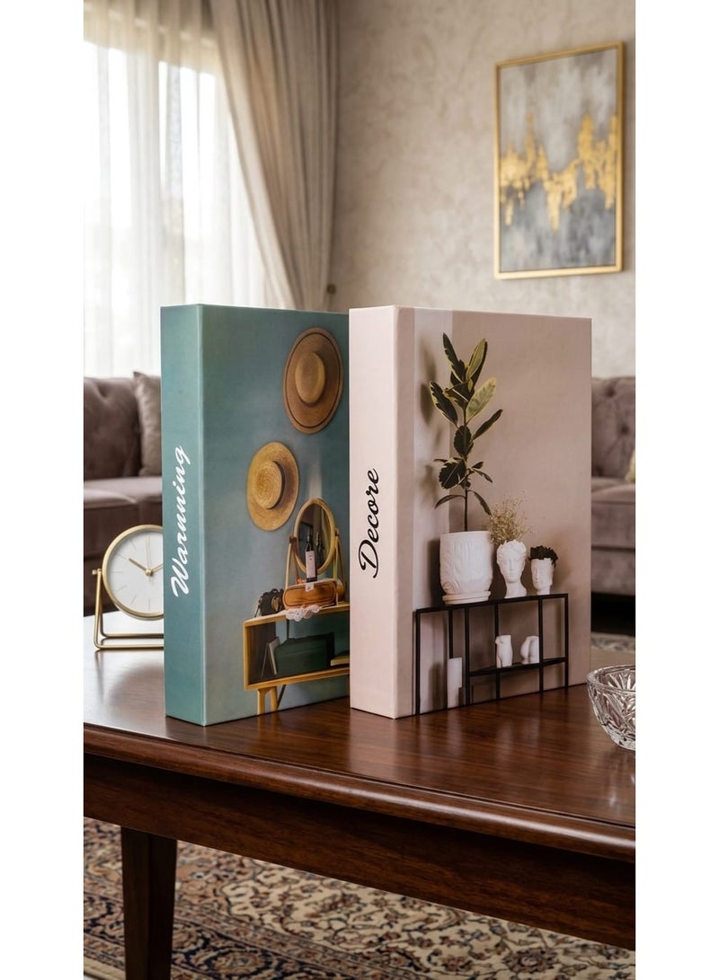 كتب الديكور المنزلية المزيفة مصممة بأفكار أنيقة بطابع جمالي مميز - Image 3