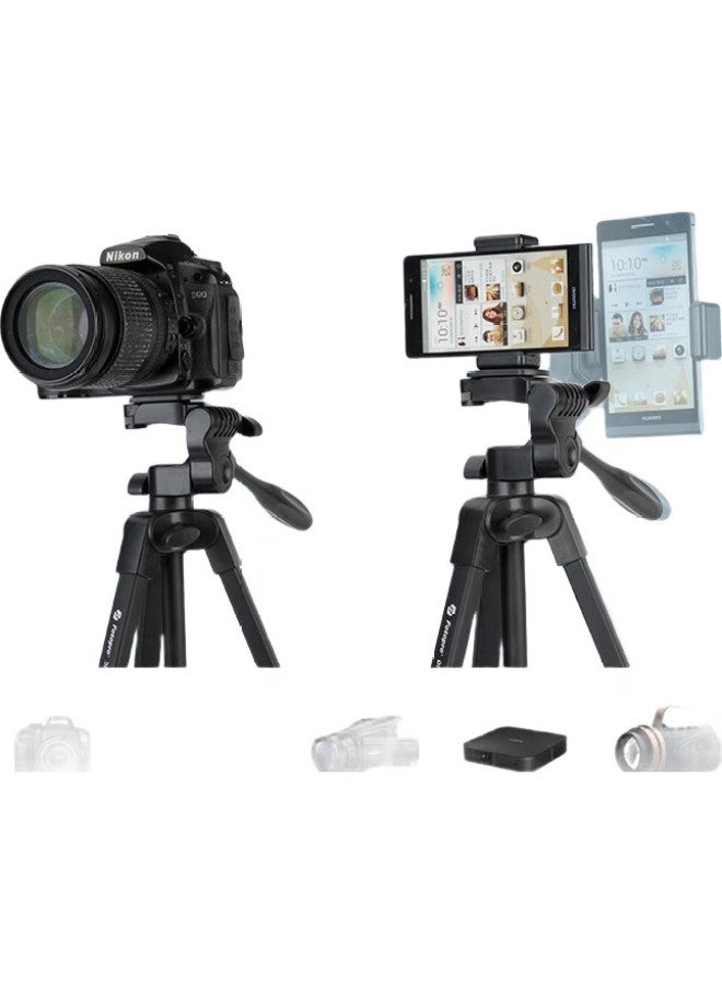 Fotopro Digi-3600 Mirrorless Dslr Digital Camera Phone Horizontal And Vertical Shooting Portable Aluminum Alloy Tripod With Phone Clamp - Image 3