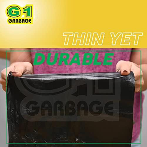G1 G 1 Extra Large | 29 inch X 39 inch | 4 Packs of 10 Pcs - 40 Pcs | Disposable Garbage Trash Waste Dustbin Bags - Black - Image 4