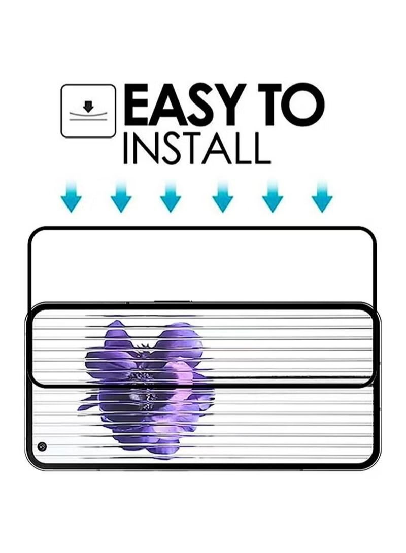 Nothing Phone 1 Screen Case Cover Tempered Glass Screen Protector 9H Hardness Anti-Fingerprint Scratch Resistance for Nothing Phone 1 Accessories Protection - Image 5