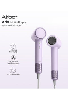 Airbot HD188A White EU - High-Speed Hair Dryer with 200mil Negative Ions, RGB LED Ring, Low Noise, Dual-Speed, Travel-Friendly & Stylish Design - pzsku/ZB9C6D3D666E60D123FE9Z/45/_/1740470948/2ee0f3e8-fd5d-4a4c-965d-cffc546294f7