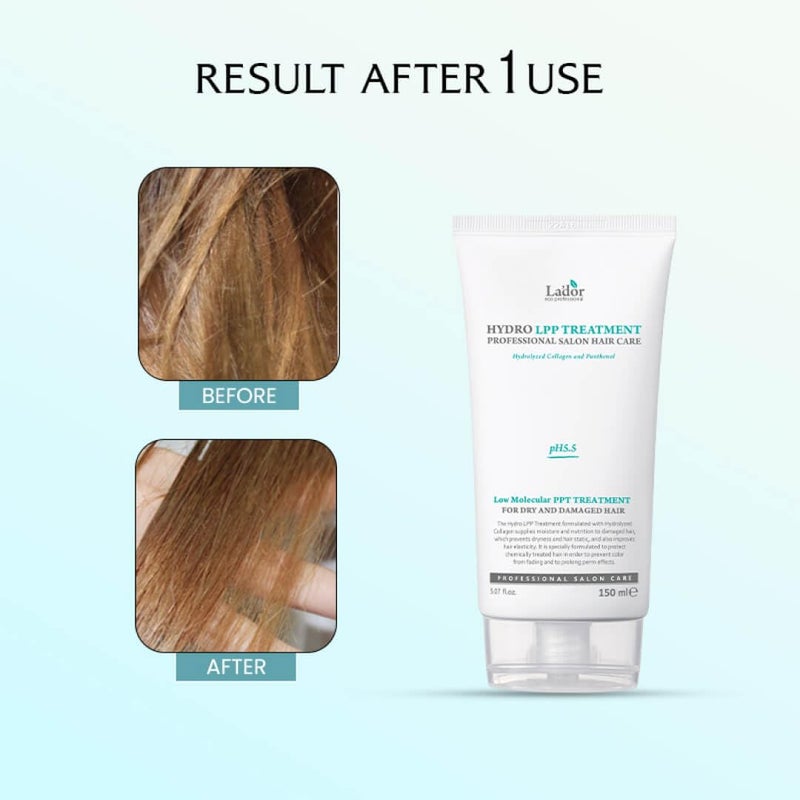 LADOR Hydro LPP Treatment Korean Conditioner 150ml  Hydrating Shining  Improve Hair Moisture  SiliconeFree with PlantBased Oils for Dry Damaged  Frizzy Hair - Image 4