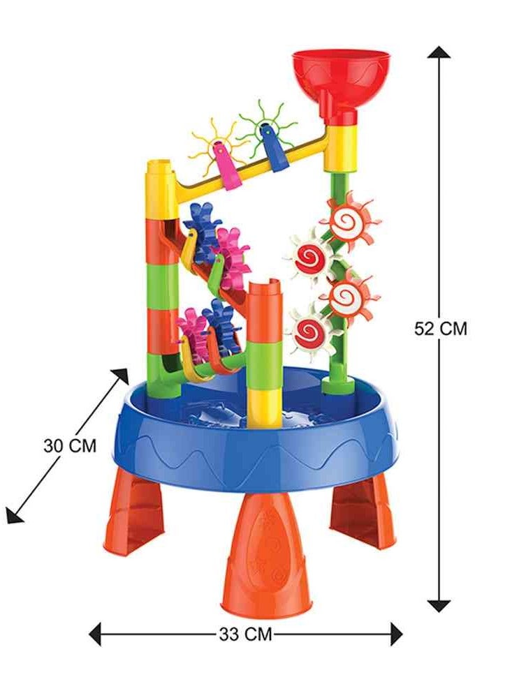 UKR Water Table 23-Piece Plastic Building Set – Beach Activity Toy for Kids | Outdoor Play & Water Fun Toy for Toddlers & Preschoolers - Image 4