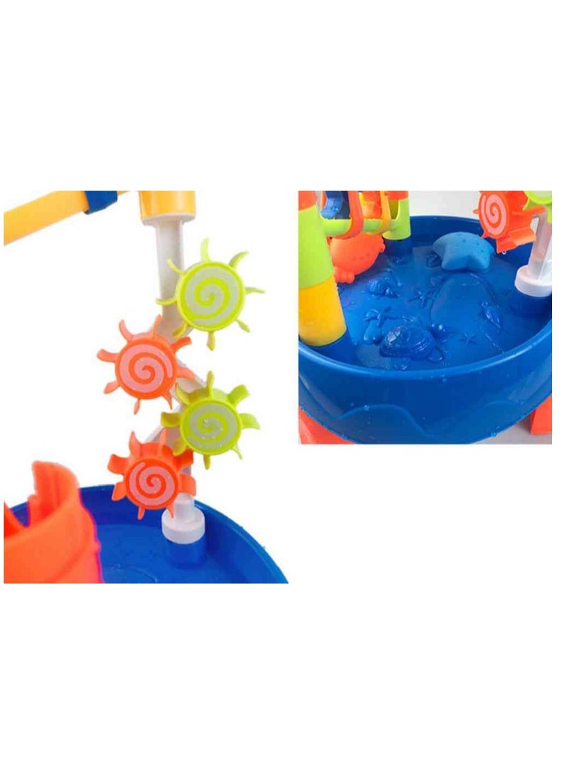 UKR Water Table 23-Piece Plastic Building Set – Beach Activity Toy for Kids | Outdoor Play & Water Fun Toy for Toddlers & Preschoolers - Image 5