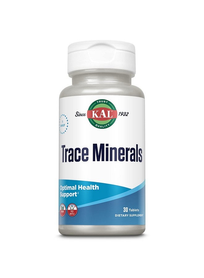 Kal Trace Minerals Actisorb Tablets, 30 Count - Image 1