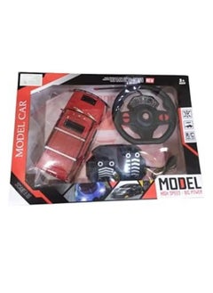 1:16 Scale Racing Car with Remote Control and Stylish Pedal Design, Model 898/19, Red.