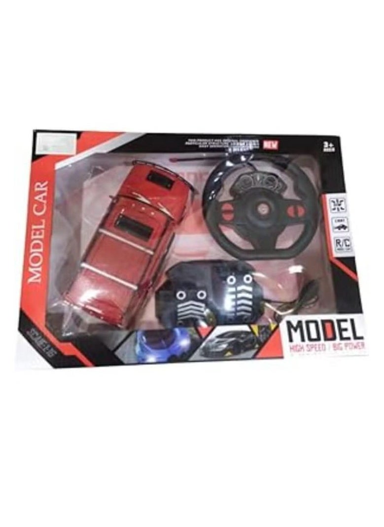 Generic - 1:16 Scale Racing Car with Remote Control and Stylish Pedal Design, Model 898/19, Red. - Image 1