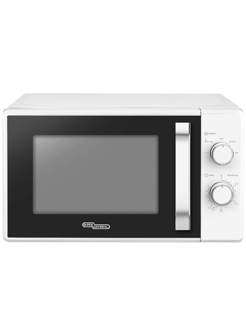 Super General 20L Microwave Oven 700W (White)  - Image 1