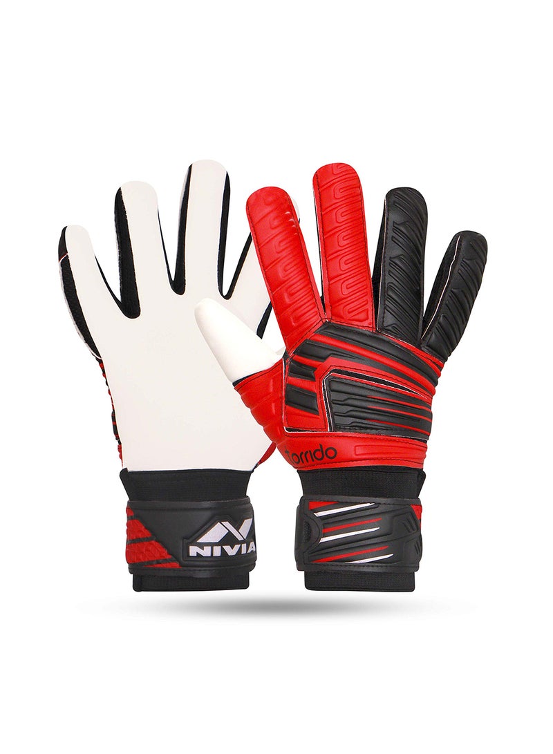 نيفيا قفازات حارس مرمى كرة القدم رابتور توريدو | الحجم: متوسط ​​| المواد: رغوة اللاتكس البلاستيكية | قبضة متفوقة | لحارس المرمى - Image 1