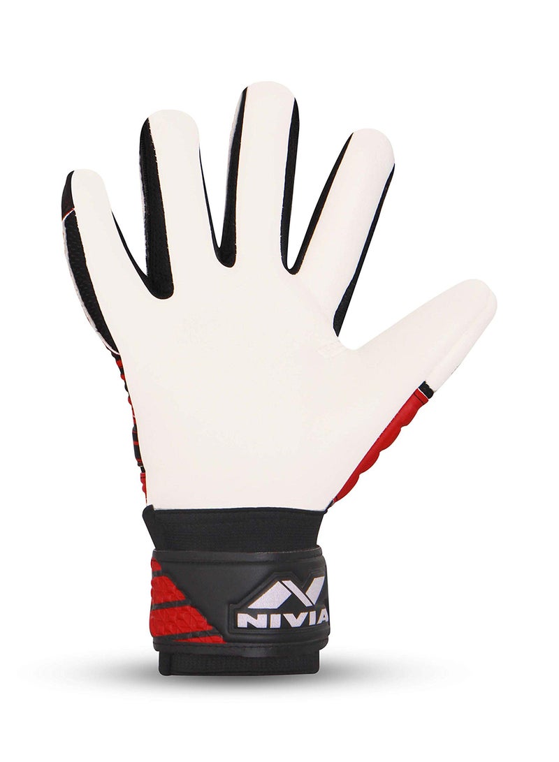 نيفيا قفازات حارس مرمى كرة القدم رابتور توريدو | الحجم: متوسط ​​| المواد: رغوة اللاتكس البلاستيكية | قبضة متفوقة | لحارس المرمى - Image 2