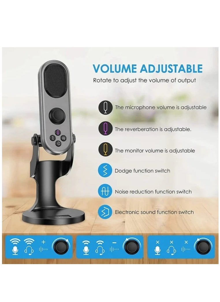 Jmary - JMARY MC-PW7 USB DESKTOP CARDIOID NOISE REDUCTION MICROPHONE - Image 1