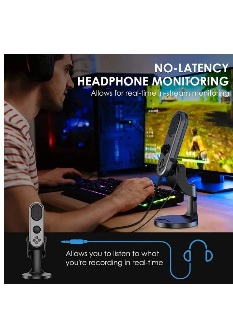 Jmary - JMARY MC-PW7 USB DESKTOP CARDIOID NOISE REDUCTION MICROPHONE - Image 1