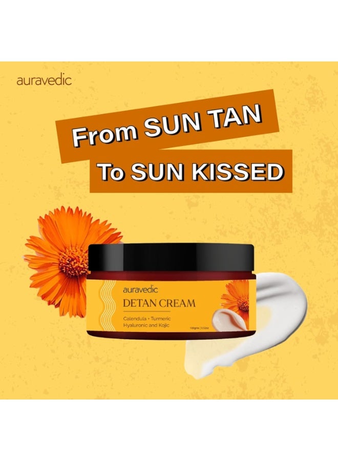 Auravedic Detan Cream for Tan Removal 100g - Image 4