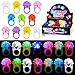 MINGOMINGO 25 Pack LED Light Up Rings Glow Rings Bachelorette Party Favors Bridal Shower Favors Graduation Favors Bulk Classroom Prizes 3Mode Flashing - Image 3