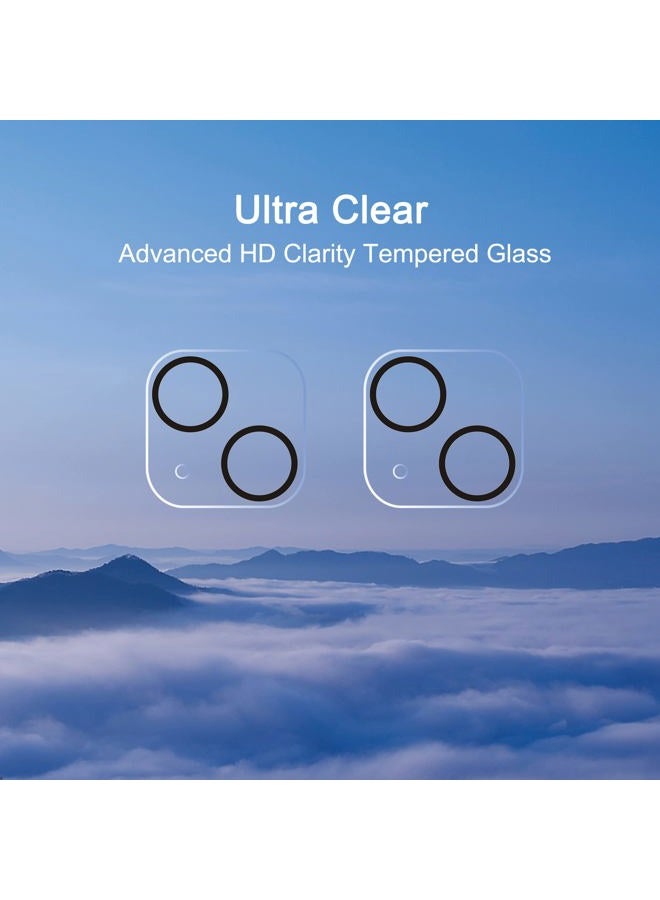 Ailun Camera Lens Screen Protector Compatible for iPhone 13 2Pack Tempered Glass Film,[9H Hardness] - HD - Image 4