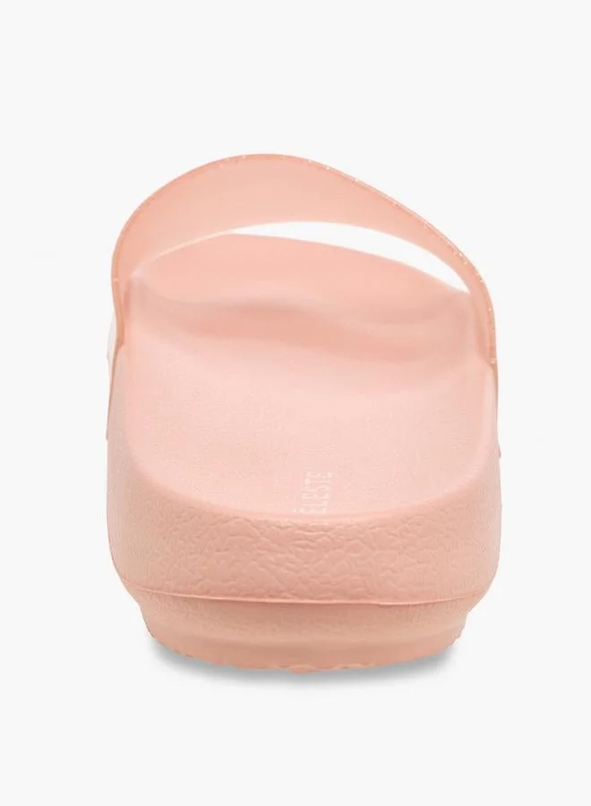 Celeste PINK Women Glitter Print Slides for Women | Best Price UAE