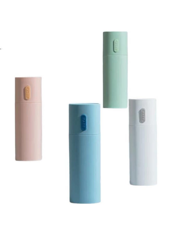 JAJALIN Travel Toothbrush Storage Box, Simple Nordic Portable Toiletry Cup Set, Mouthwash Cup, Toothbrush Cup, Random Color - Image 1