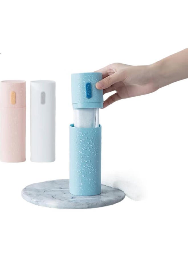 JAJALIN Travel Toothbrush Storage Box, Simple Nordic Portable Toiletry Cup Set, Mouthwash Cup, Toothbrush Cup, Random Color - Image 3