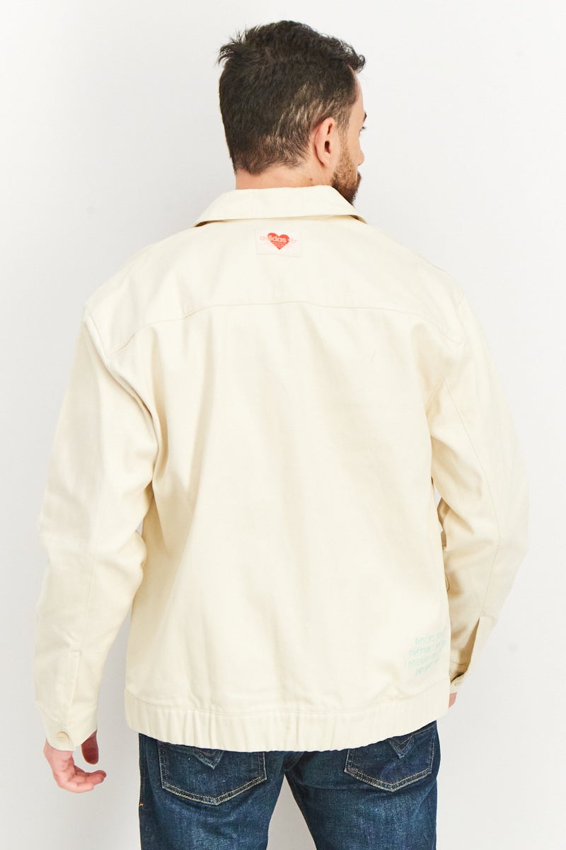 adidas Originals Men Sportswear Fit Outdoor Jacket, Wonder White  - Image 4