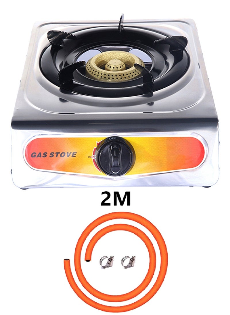 Stainless Steel Single Burner Gas Stove - Image 1