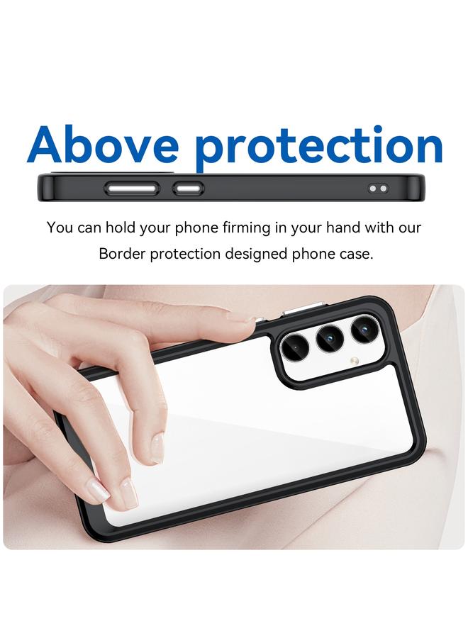 S-TOP Case For Samsung Galaxy A55 Colorful Series Acrylic Hybrid TPU Phone Case - Image 4