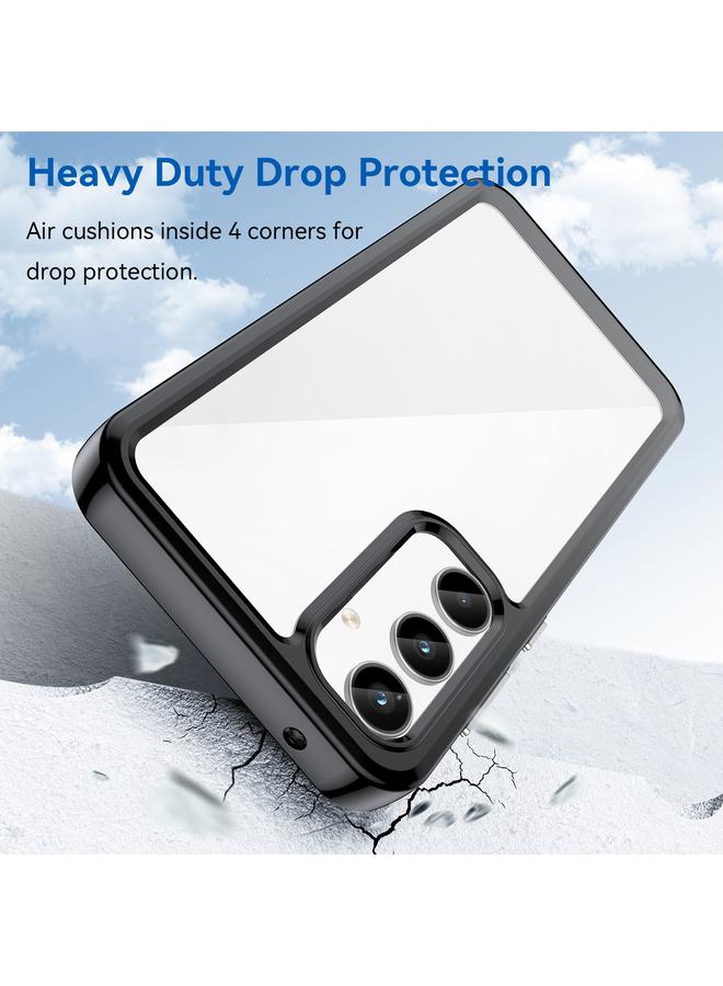 S-TOP Case For Samsung Galaxy A55 Colorful Series Acrylic Hybrid TPU Phone Case - Image 3