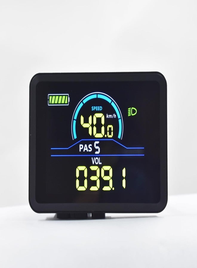 شاشة عرض للدراجات الكهربائية من Mcezdy، بروتوكول UART رقم 2، شاشة LCD ملونة للدراجات الكهربائية 24 فولت - 60 فولت، مصنوعة من مادة ABS، كمبيوتر للدراجات لإثراء رحلة ركوب الدراجات (P5C-5-Pin) - Image 1