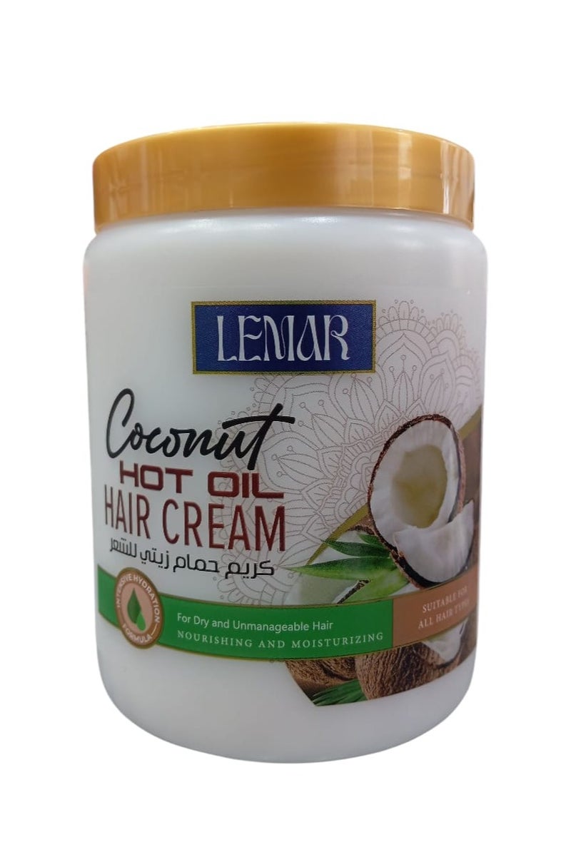 Coconut Oil Hair Cream for Colored and Damaged Hair 1000 ml
