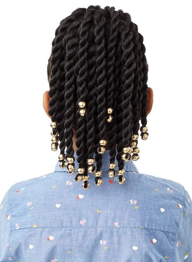 Outre Lil Looks Drawstring Ponytail - BEADED TWISTS 12" (1B) - Image 4