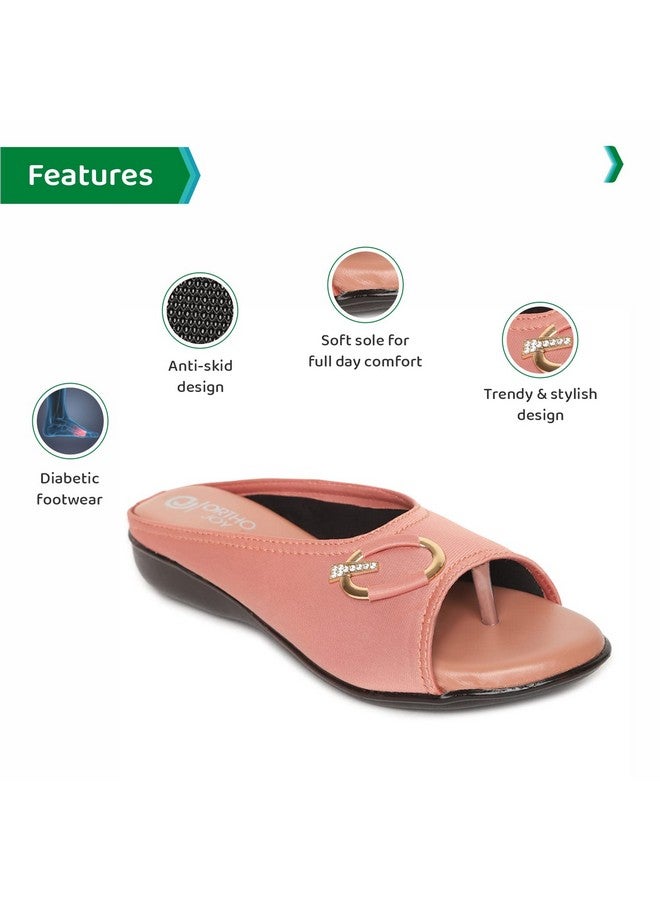 ORTHO JOY Fancy doctor slippers | Soft slipper for women | Comfortable footwear for women stylish - Image 3